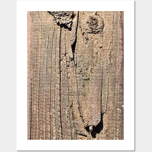 Natural Woodgrain Print Wall Art by LupiJr